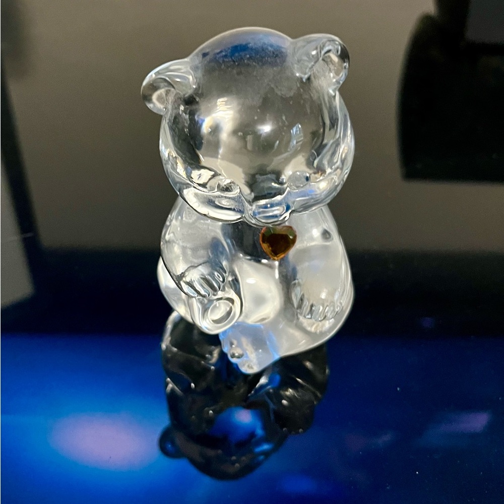 Fenton Glass Teddy Bear
